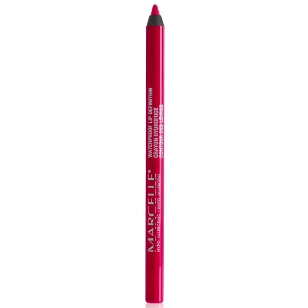 Marcelle Waterproof Lip Liner Pencil — Scarlett Red Hypoallergenic Long-Lasting